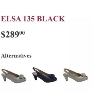 New Piedeli Comfort Elsa Leather Slingbacks